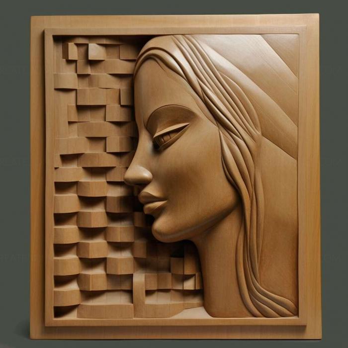 نموذج ثلاثي الأبعاد لآلة CNC 3D Art 